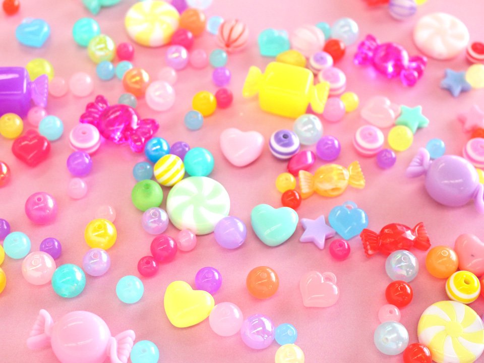 9月前半新商品 キャンディステッキ ビーズ詰め放題 ＼ 大人気のビーズ