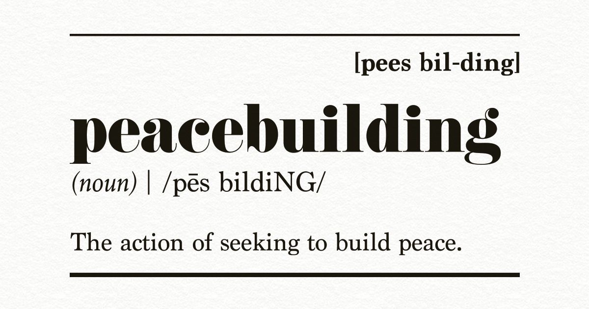 International Alert (@intalert) on Twitter photo Today we need your help. We’ve just submitted #peacebuilding to the <a href="/OED/">The OED</a> <a href="/MerriamWebster/">Merriam-Webster</a> <a href="/CollinsDict/">Collins Dictionary</a> dictionaries; A vital step in achieving global understanding of how to end conflict & recognise the work of #peacebuilders. RT to show your support: bit.ly/2NJzwQR Today we need your help. We’ve just submitted #peacebuilding to the <a href="/OED/">The OED</a> <a href="/MerriamWebster/">Merriam-Webster</a> <a href="/CollinsDict/">Collins Dictionary</a> dictionaries; A vital step in achieving global understanding of how to end conflict & recognise the work of #peacebuilders. RT to show your support: bit.ly/2NJzwQR