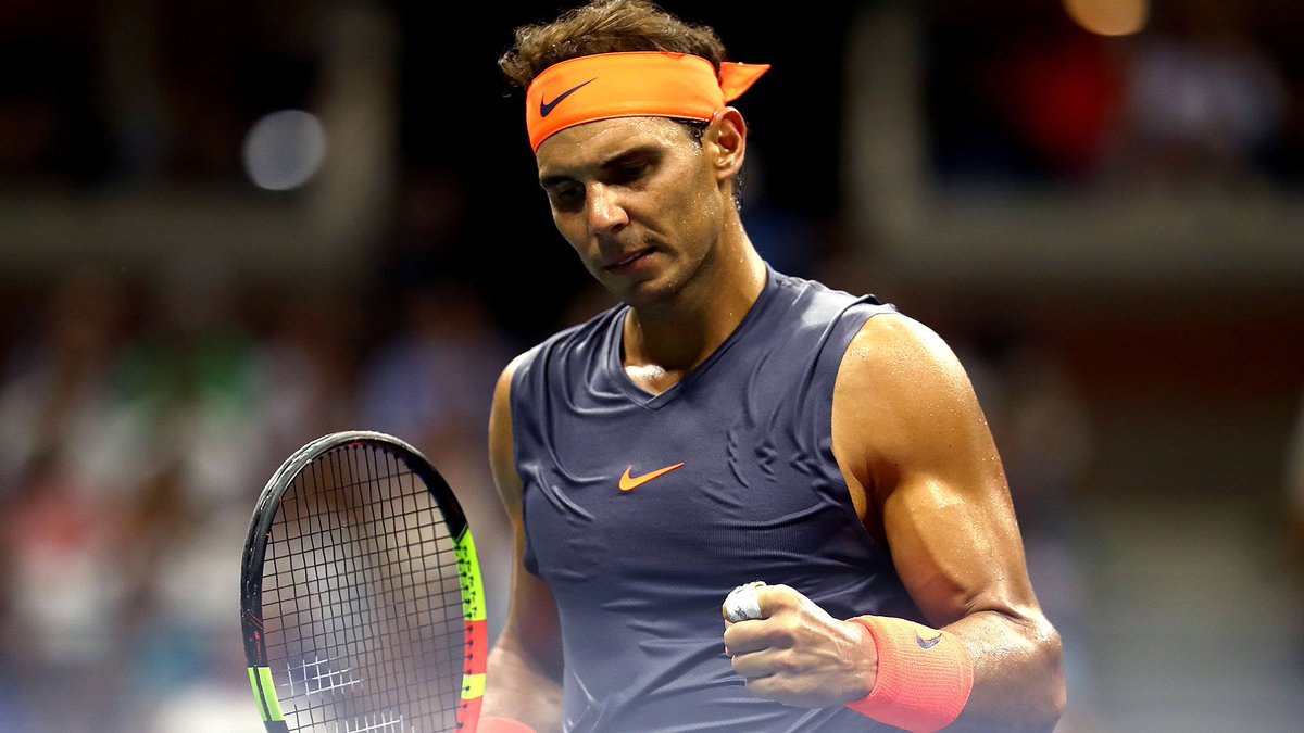 ¡Épico Nadal!

🇦🇹 <a href="/RafaelNadal/">Rafa Nadal</a> resiste a Thiem por 0-6, 6-4, 7-5, 6-7(4), 7-6(5) en el partido más largo de este #USOpen para alcanzar las SF.