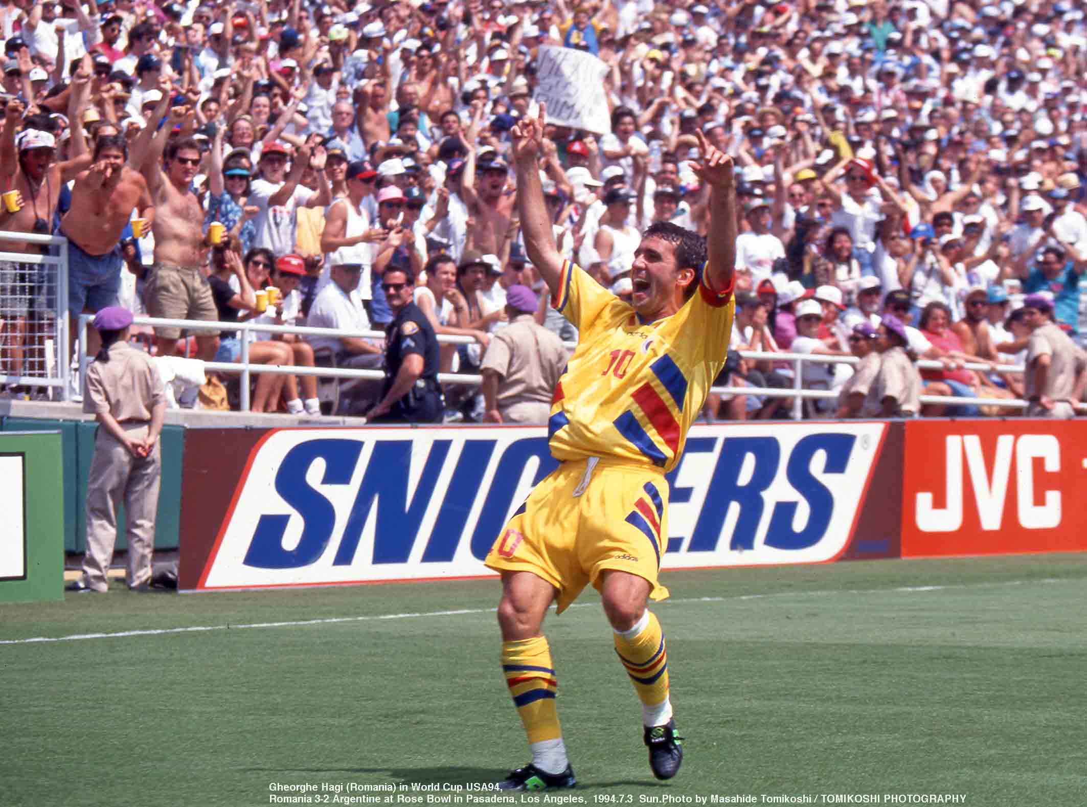 Gheorghe Hagi Goal - World Cup 1994 - Group A, Colombia - Romania 1:3