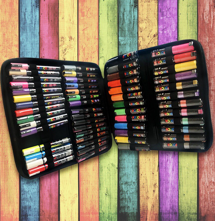 poscauk's tweet image. We’re giving away an INCREDIBLE #POSCA vault worth over £100 to one lucky winner! 😱

To #win this awesome POSCA pen case filled with all of our classics all you have to do is follow @POSCAUK and #RETWEET this post!

Entries close at 11.59pm on 11.09.18. UK only, 18+. Good luck!