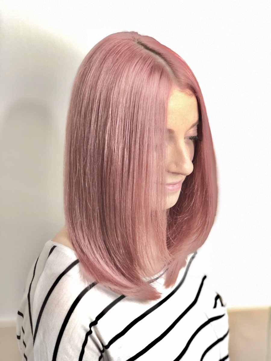 Pink to make us all wink 😉 Colour &amp; Cut from Rob at our #Manchester Salon, call 01612361000 to book #Pink #Styling #Hair #Colour <a href="/WellaPro/">Wella Professionals</a> <a href="/WellaEducation/">Wella Education</a>