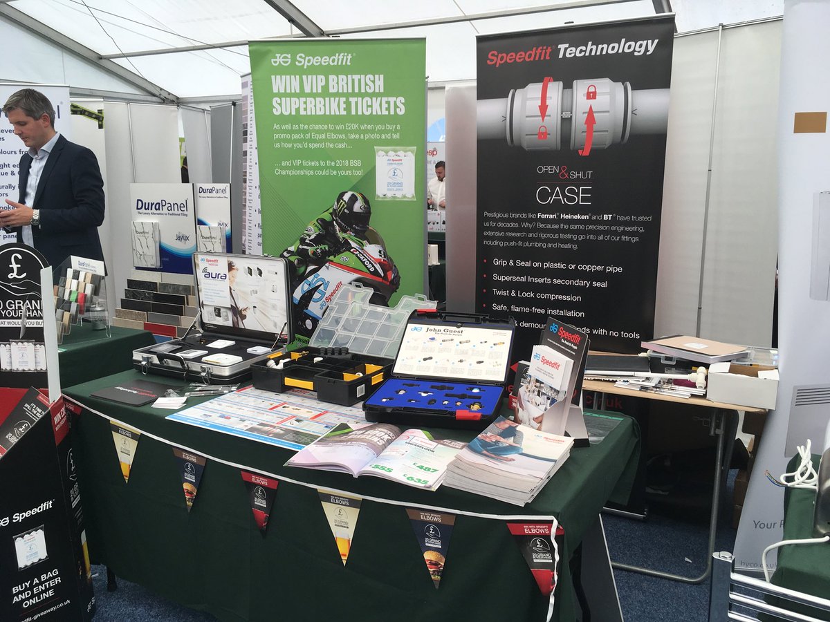 Here at C W Berry’s Leyland trade show. Show offers on UFH today only