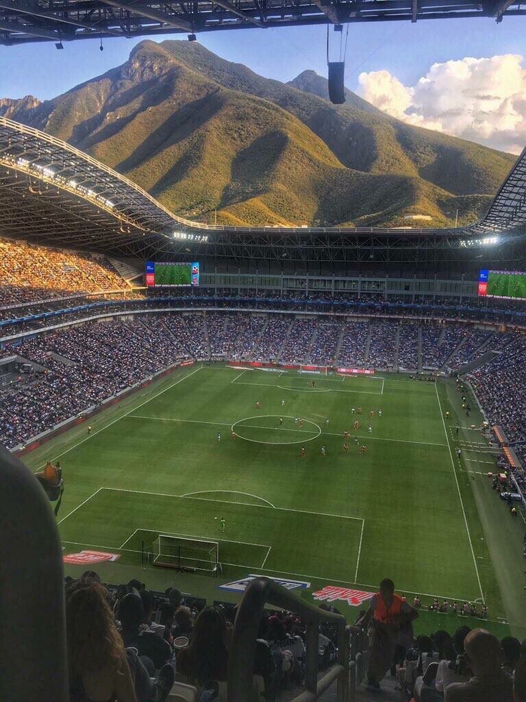 Monterrey stadium. Mexico. What a view. 😍🔥