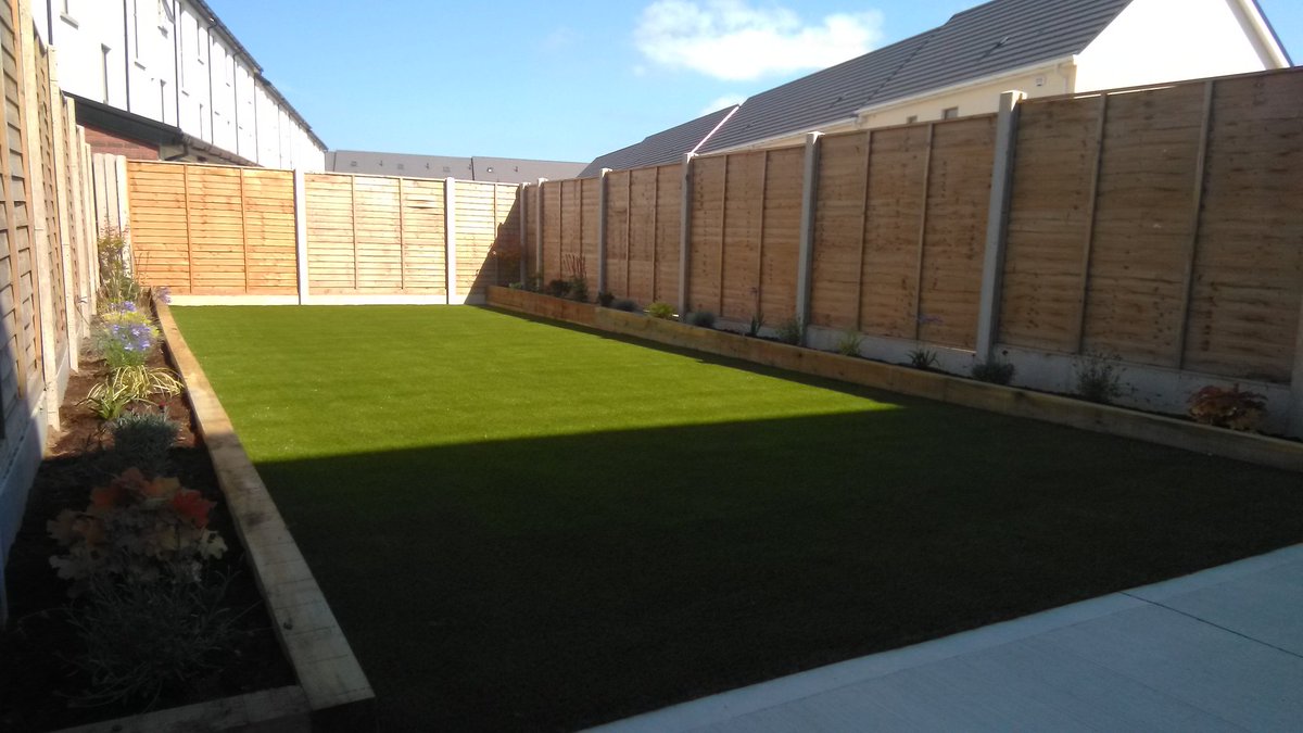 DubArtificial's tweet photo. A recent completed garden in belltree, clongriffen. Royal grass silk  35mm artificial grass, raised beds and low maintenance shrubs. #newbuild #dublin #ireland #garden    https://t.co/bLYJeTHvfd https://t.co/5qIv2wfhnD