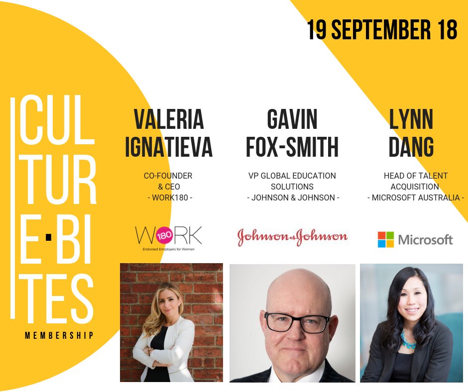 Come and join us! Really looking forward to the conversation #CULTUREBites #companyculture @Valeria_WORK180 @LynnDangAU @JulesJAlexander