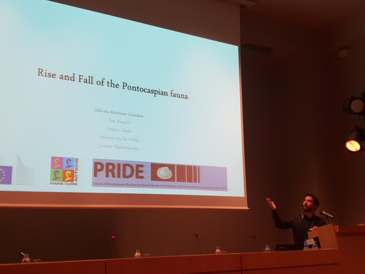 PRIDE_science's tweet photo. First day of the PRIDE-RCMNS conference: Integrated ESR talk on the Rise and Fall of the Pontocaspian biota by ESR Alberto Martínez Gándara
#itn2018 #earlystageresearcher #PRIDEscience #georgiannationalmuseum https://t.co/7SvfS1fGg8