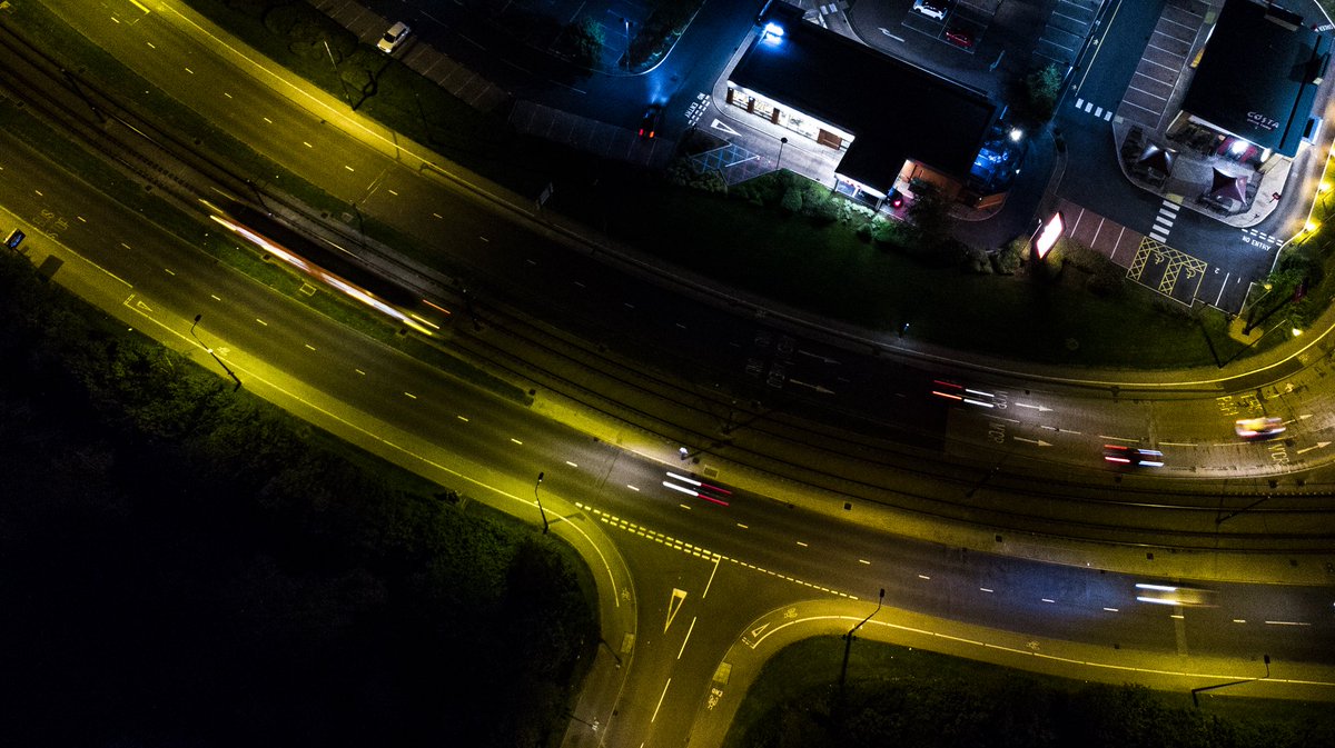 Night time shot we captured near Ashton Moss Leisure Park #tameside <a href="/newsintameside/">Tameside Reporter</a> #ashtonmoss #drone #nightdrone #commercialproperty #commercialrealestate
