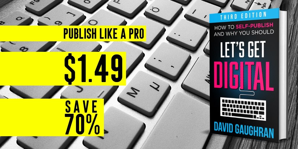 Let's Get Digital is also on sale now in the UK - reduced to £1.99 there (the lowest I can go while Amazon is running that promo in the US). You can grab it here: amazon.co.uk/dp/B078ZNWD61/…
