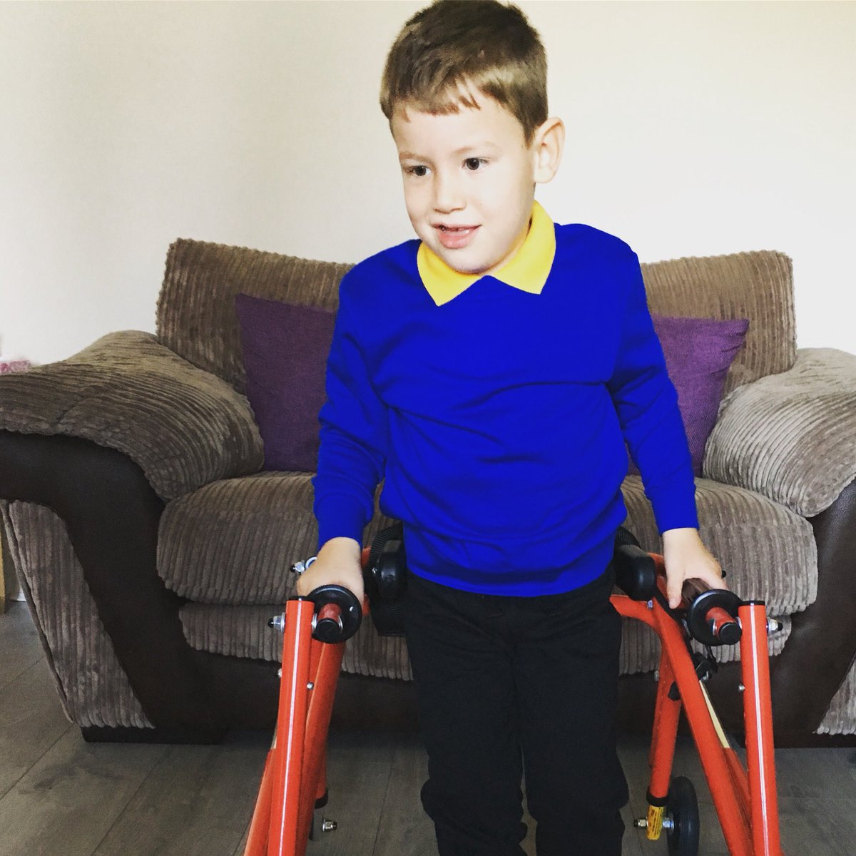 PITTStop9's tweet photo. First at if school🙌he’s gonna smash it👊a day we thought we would never get...#mitowarrior #kickingmitoass #mysuperhero https://t.co/2KidU7zPPP