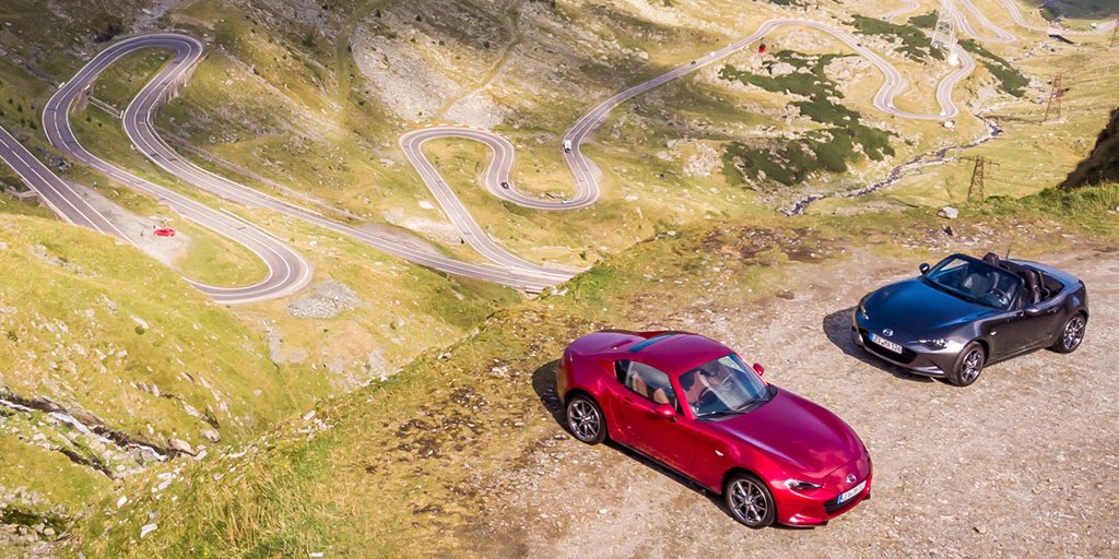 Hoy, el Mazda MX-5 2019 se enfrenta a una de las carreteras más legendarias de Europa, ¡preparados para la experiencia #Transfagarasan!