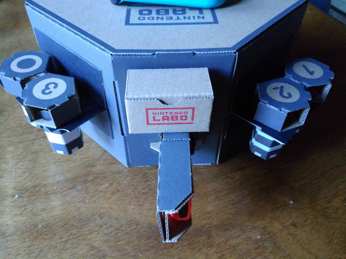 Kurahe2's tweet photo. こういう改造も良いと思うんだ。#switch　#NintendoLabo https://t.co/h6xRrpxSyW
