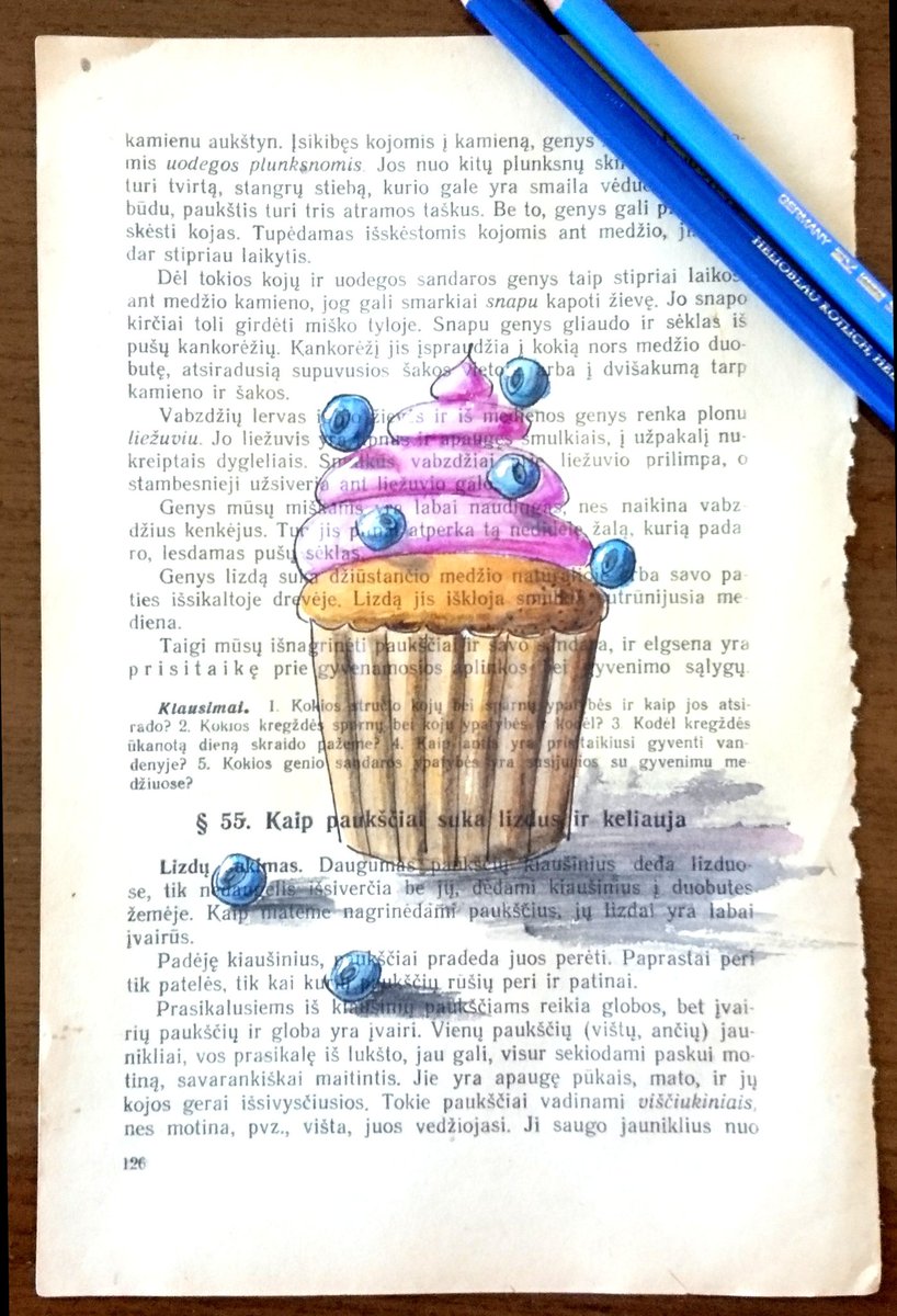 raganudraustini's tweet photo. There is one of the ways to recycle old book pages. If you think you can't draw or paint, try this. I'm sure result would be interesting.
#oldbook #oldbookpages #watercolor #illustration #recycling #recyclingart #donuts #doughnuts #muffin #cupcake #macaroons #easywatercolor https://t.co/kqsZJ6nKpO