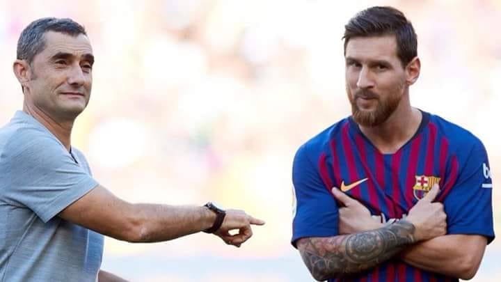 th3barcafan's tweet photo. Reporter: ’How are you going to handle the October fixtures?

Valverde:
@FCBarcelona @WeAreMessi @TeamMessi https://t.co/8XklAkFck7