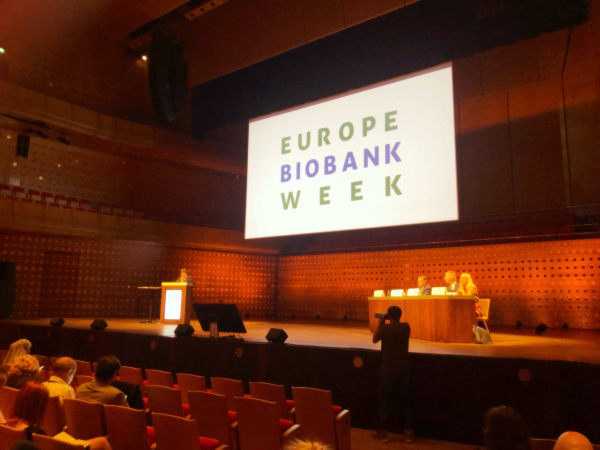 OTrnwall's tweet photo. A great pleasure to participate #EBW2018 and meet the biobanks in Europe. https://t.co/M225sW1n4b