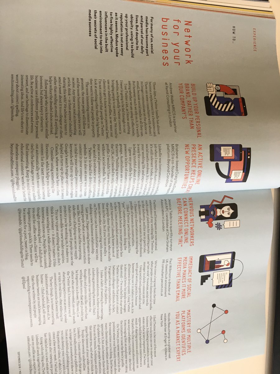 Love the article in in #RICSModus this month about ‘Network for your business’. Exactly one way in which people should be using social media #networking #RICS #workingmum #propertymum #lovesurveying #womeninsurveying #sisterhoodsurveying