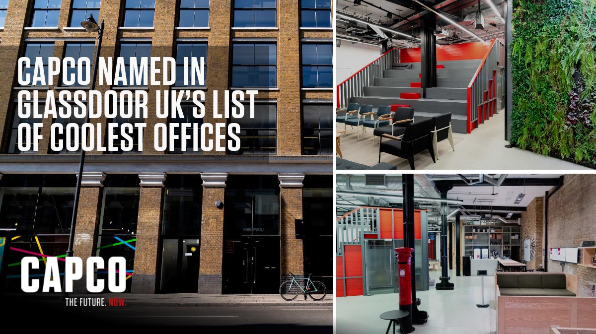 Capco's tweet photo. We're delighted to be recognized by @GlassdoorUK as one of the UK's coolest offices to work at. Fancy joining @Capco - check out our latest vacancies: https://t.co/bPK3EmYeYl https://t.co/ryMAfAI1D1