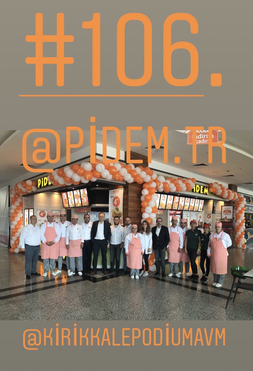 erolisik's tweet photo. 106. @pidemtr @kirikkalepodiumavm hayırlı olsun. #hdholding #pidem #hdiskender #hddöner #pideko #hdholdingbüyüyor #hdholding2018açılışlar #franchising #lidermarkalarlasizdekazanın https://t.co/lr1d8lQ9Yv