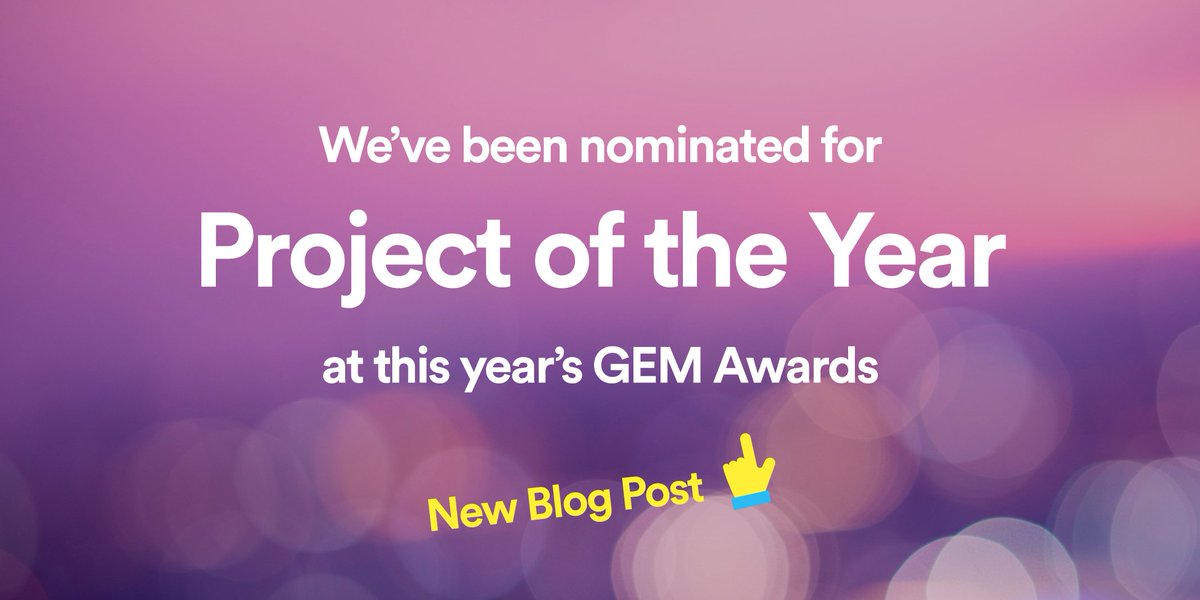 ClickyMedia's tweet photo. 2018 has been a great year for Clicky! We've recently been nominated for Project of the Year at the GEM awards for our digital transformation of Kielder Waterside - https://t.co/h8bbODxm2P The countdown to the award ceremony has begun - 20 days to go! #ClickyLife #awards #nominee https://t.co/YceYzix92P