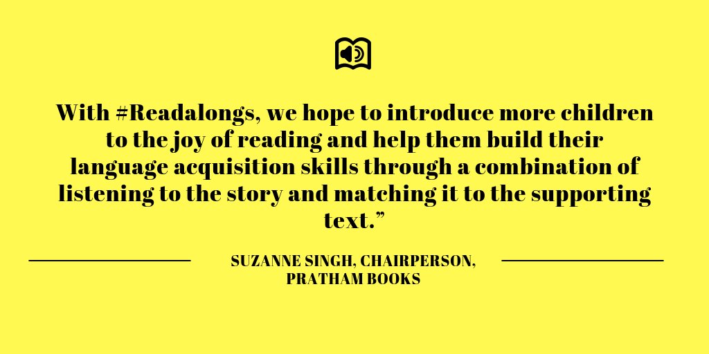 PBStoryWeaver's tweet photo. This #TeachersDay we launched a brand new feature on StoryWeaver: #Readalongs! 100 engagingly narrated audio stories in English and Hindi with same language subtitling, free to use thanks to the magic of @creativecommons Learn more here: https://t.co/ent2JyQDO6  #OER https://t.co/YV1idGXm5g