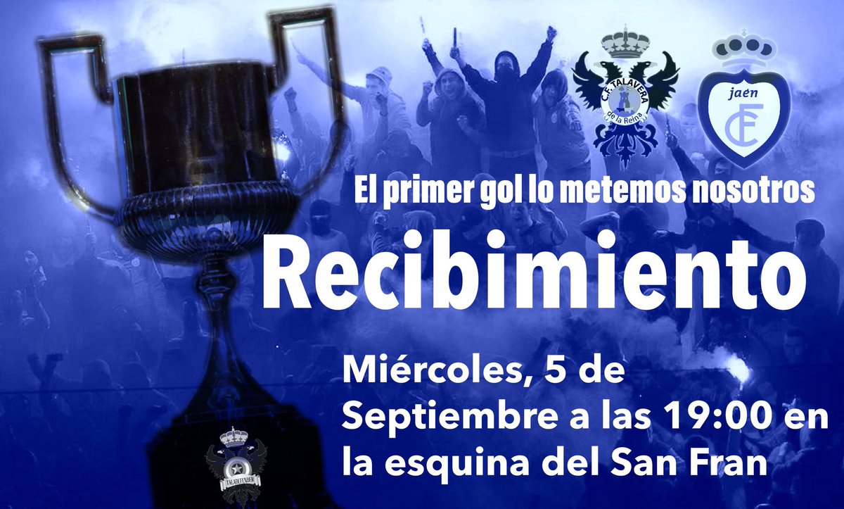 CFTalavera's tweet photo. Buenos días blanquiazules! ⚪🔵 Llegó el gran día, hoy nos jugamos el pase a la siguiente ronda de la #CopaDelRey , llamamiento a toda la afición y población de Talavera y comarca.

¿Te lo vas a perder? QUE NO TE LO CUENTEN!!

#VamosTala #JuntosSomosMásFuertes #LaCopaMola https://t.co/PUaMQumFrJ