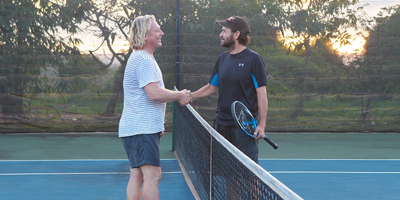 See you on court!
And there is no better place to watch them fight it out than from the Sundowner Bar.

#vipingolife #tennismatch #warfare