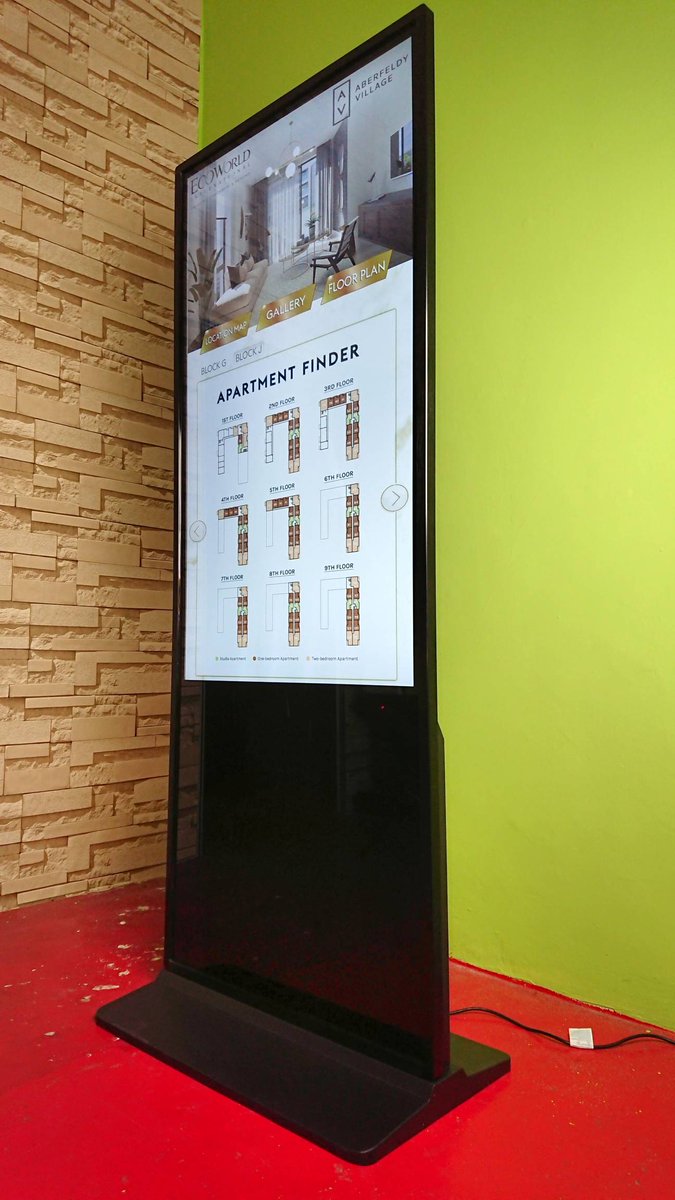 Digital Signage Malaysia On Twitter 3 Unit Floorstand 55 Interactive Touch Kiosk For Ecoworld International It S An Infrared Touch 10 Point And We Develop Custom Interactive Touch Program Using Israk S Cloud Based Platform