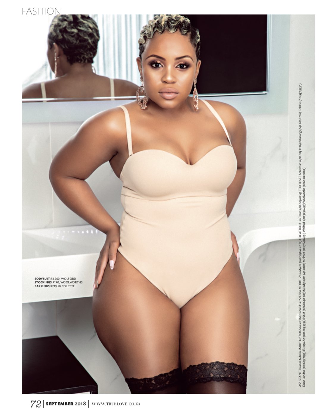 Zola Ayabulela Mhlongo on X: I took my body out of the society's school of  perfection and Now I own it, every inch and every curve. Catch me in this  months @TrueLoveMag