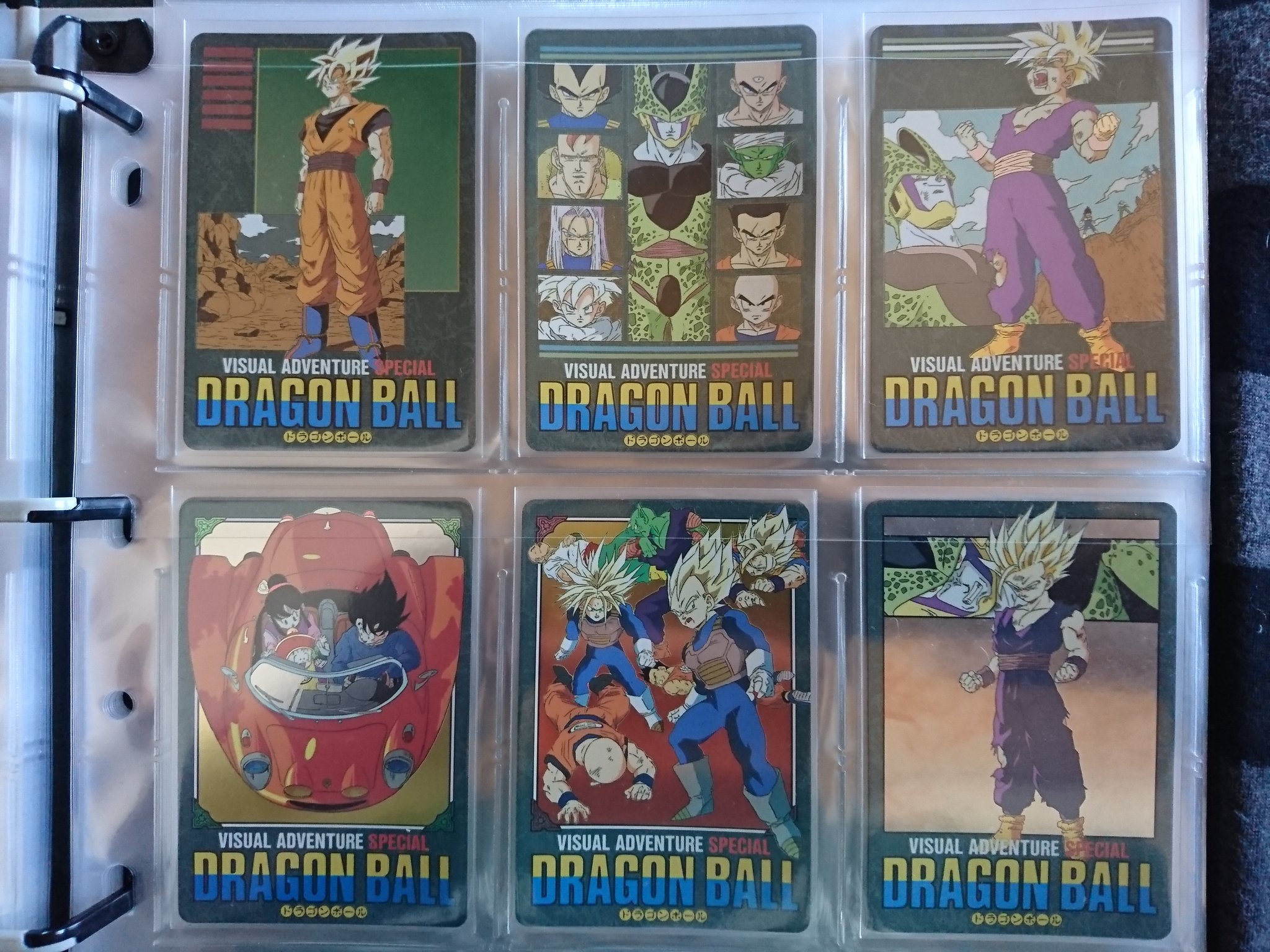 Db人生 ドラゴンボール カードダス ビジュアルアドベンチャースペシャル キラ６種 ビジュアドは唯一フルコンプしているシリーズ