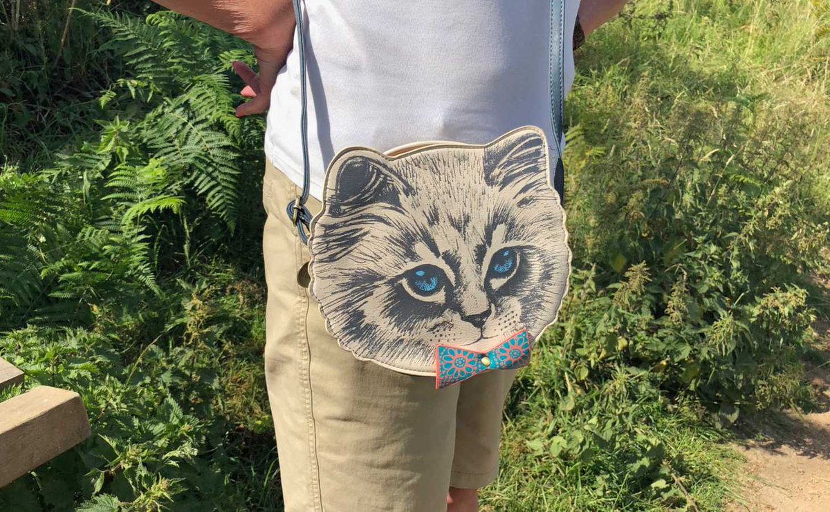 Our Disaster Designs cross body bag makes the puuuuurfect gift for any of your cat loving friends.  Thanks to one of our lovely customers for sharing this snap! ow.ly/vkDF30lzdgE