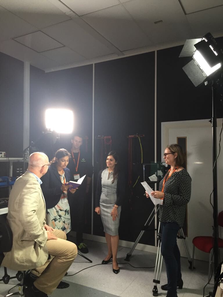 eps_unibham's tweet image. The Quantum Technology Hub for Sensors and Metrology (@Sensors_QTHub) is filming Trevor Cross today at Teledyne e2v in Chelmsford. Here is some behind the scenes action! We can’t wait to see the video! #QuantumSensors #RealWorld