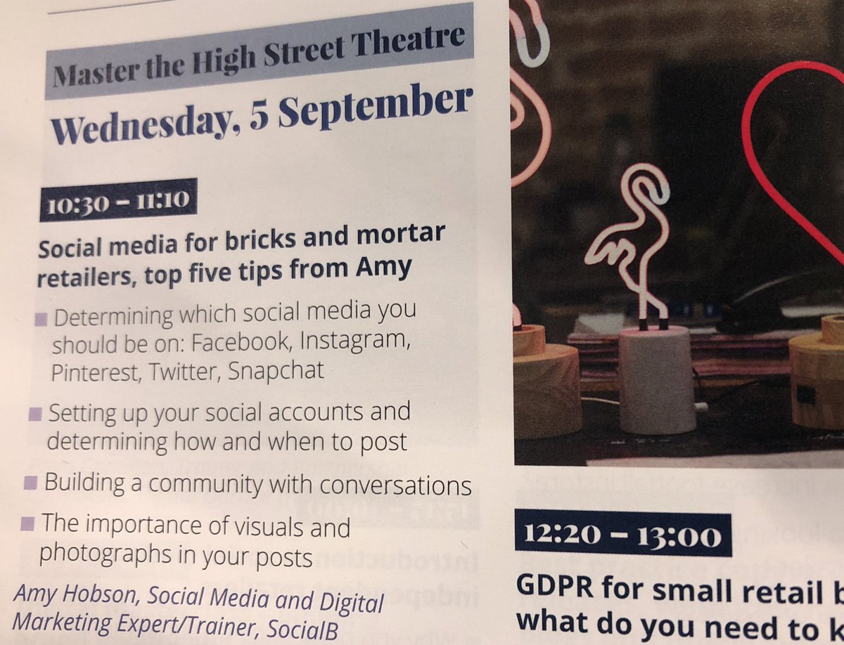 Love being back <a href="/SpringAutFair/">Spring & Autumn Fair</a>. Starting the day in Hall 1’s Master the High Street Theatre. It would be lovely to see you there.