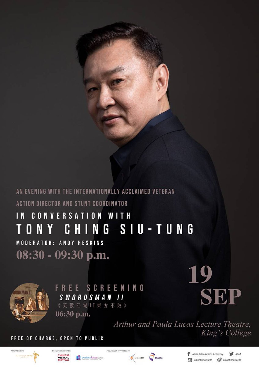 jinheechoi_kcl's tweet photo. #KingsCollegeLondon will host a screening of #SwordsmanII w Q&A w #ChingSuiTung on 19/Sept! https://t.co/FELXIs0WSK