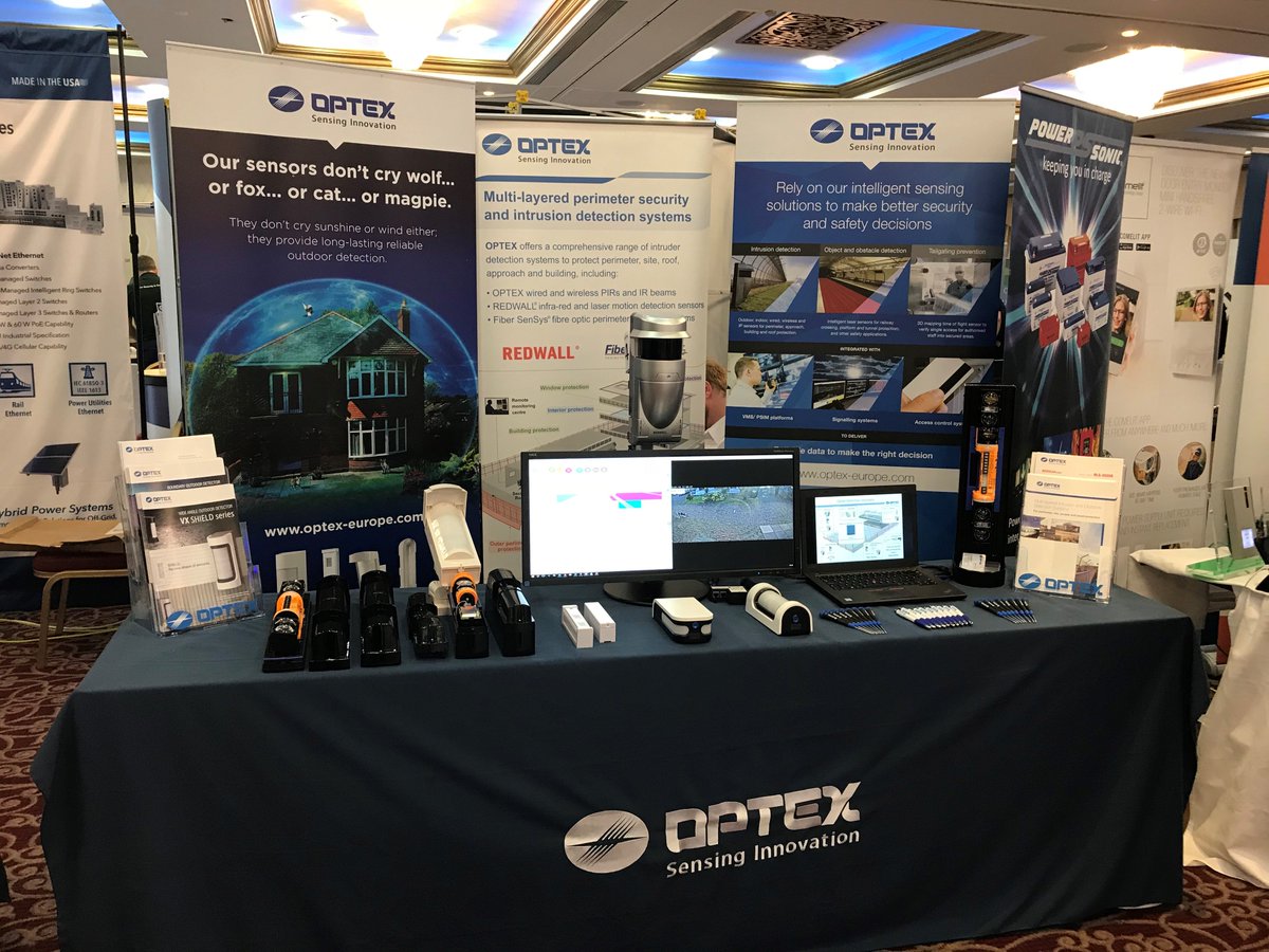 OPTEXSecEMEA's tweet photo. Our team has arrived at #st18 Dublin, we're looking forward to showcasing our latest sensing solutions! So Come and say hello! 
#Security #IntrusionDetection #PerimeterSecurity #PerimeterProtection https://t.co/jgCPO2zovS