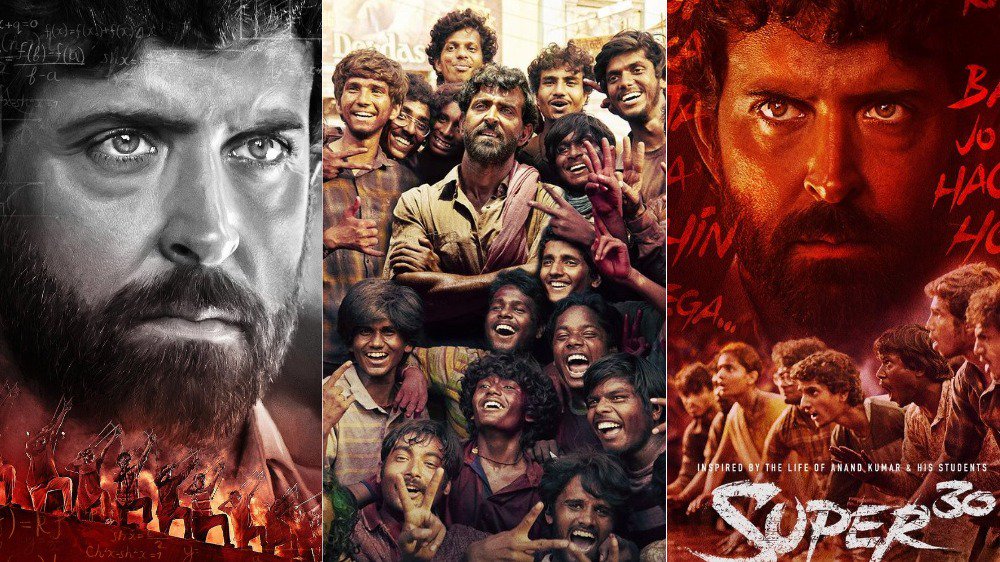 EntDC's tweet photo. #TeachersDay: @iHrithik unveils #Super30 look on apt occasion with important message. 
#Super30Poster #Super30FirstLook @NGEMovies @FuhSePhantom https://t.co/NgkQmCBtjJ https://t.co/69tng2XqOx