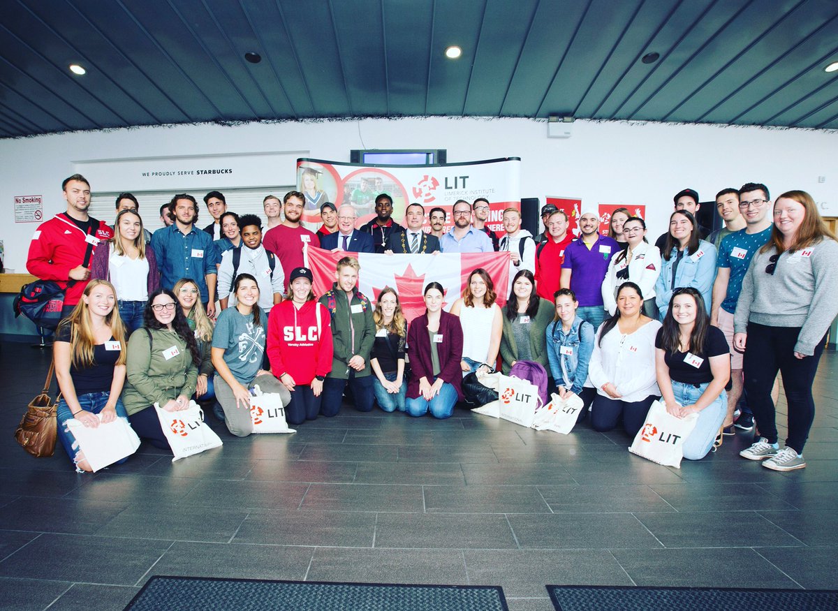 gerlitint's tweet image. Great to have Cllr James Collins, Mayor of Limerick at LIT earlier this week. The Mayor was delighted to welcome our new Canadian Students to Limerick City. Professor Vincent Cunnane, President of LIT welcomed our new students to LIT.  @LimerickIT @LIT_IntOffice @LITIntlOffice
