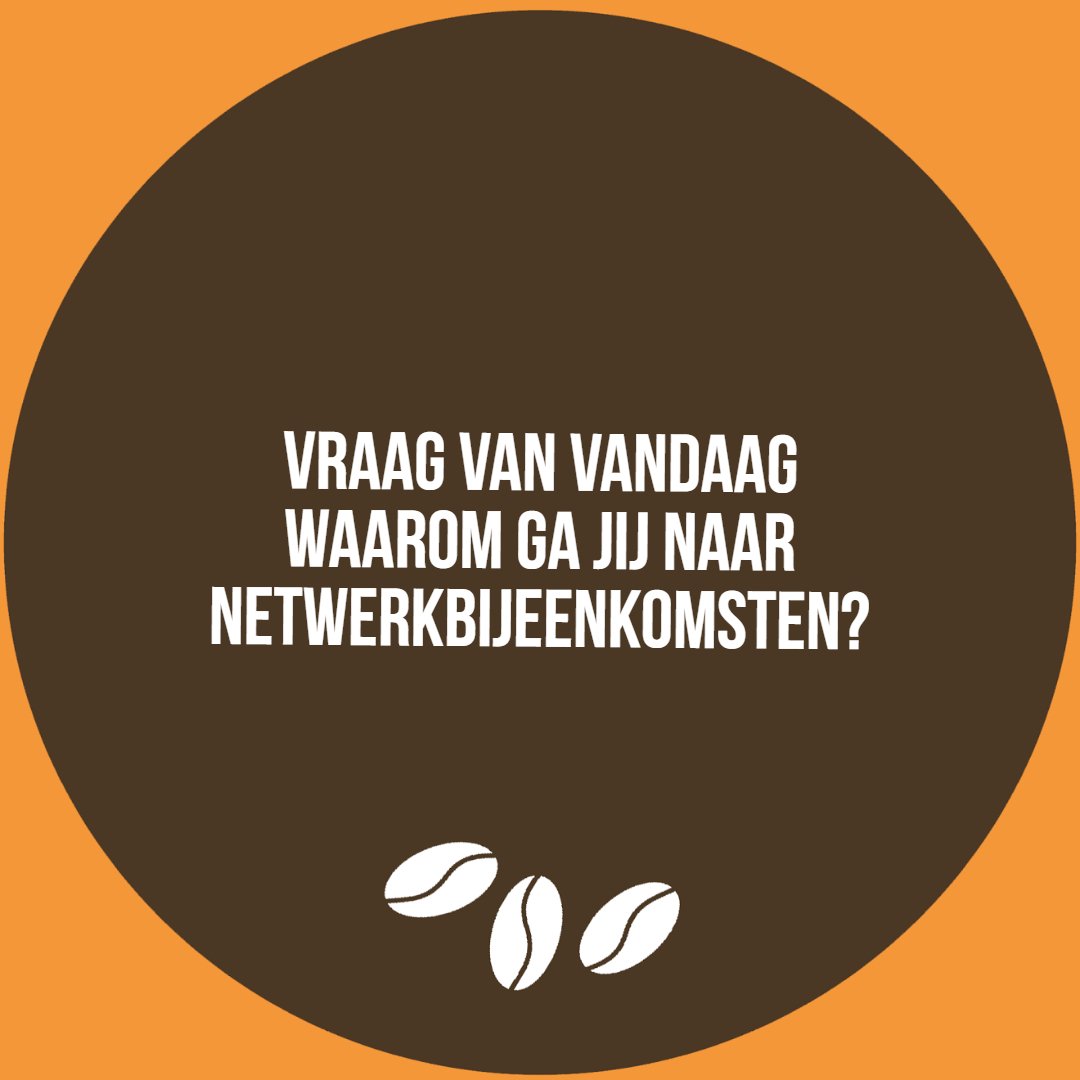 NETWERKENBIJEENKOMSTEN 🙋‍♂💬🙋‍♀ Waarom ga jij er naar toe?  Er zijn zoveel redenen te bedenken om te netwerken. Maar waarom netwerk jij? Laat het weten in een reactie hieronder. Wij zijn nieuwsgierig!