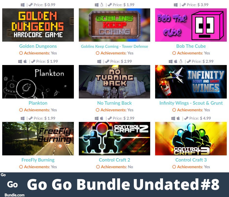 [Share &amp; Support Please] #GoGoBundle #Bundle Undated #8 is Here for $1.29 bundles.gogobundle.com #steam #game #indiegame #indiedev #deal