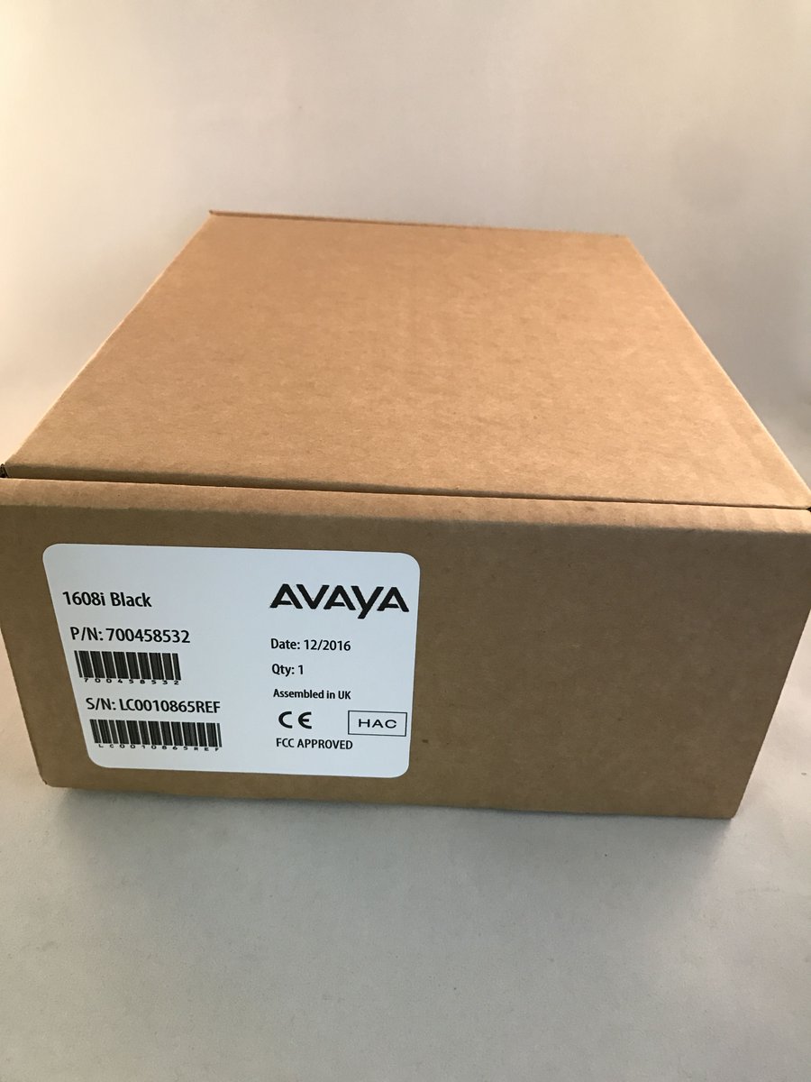 Avaya 1608i in Charcoal. Fully Refurbished and sold with a 1 year warranty. Part Number 700458532. Special price of £40+VAT per unit. For enquiries contact us on 01189 82 11 88 or email info@lafone.com #Avaya #BusinessPhone