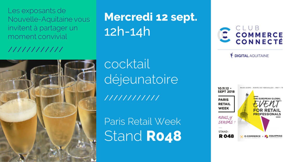 ClubComConnecte's tweet photo. Aujourd'hui c'est @cathbarba, marraine du @ClubComConnecte de @DigitAqui qui nous fait l'honneur d'être présente sur le stand R048 de la Région @NvelleAquitaine 🤩 Venez la rencontrer lors du cocktail dégustation à midi 📌 #CCCPRW #ParisRetailWeek #teamNAqui #FTretailPRW https://t.co/usdav7IV9U
