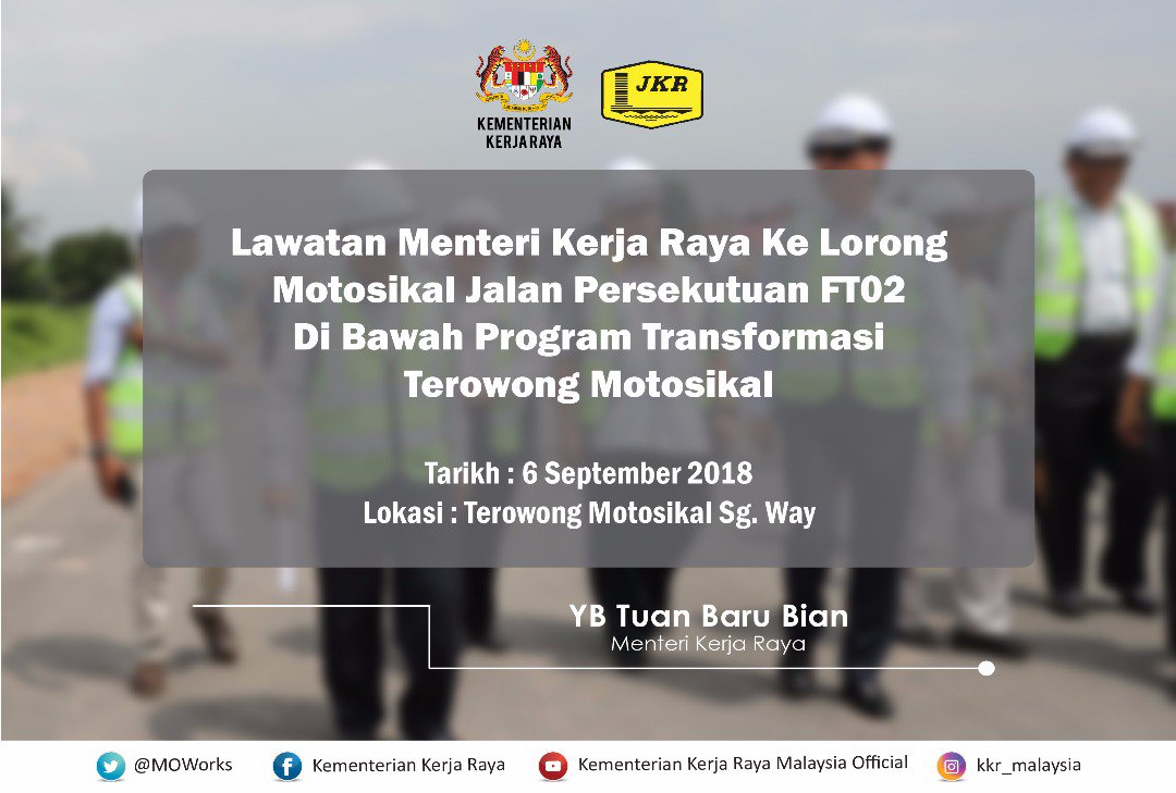 Kementerian Kerja Raya Malaysia tweet media