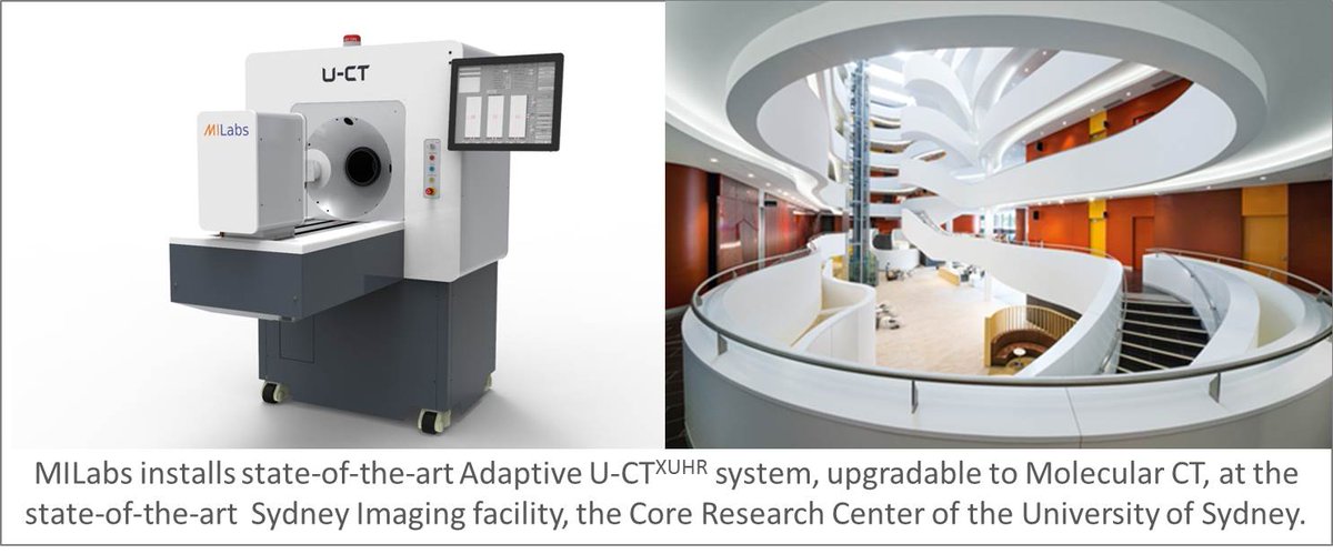 The University of Sydney acquires state-of-the-art MILabs preclinical in-vivo X-ray CT. Read the press release here: milabs.com/university-of-…
#xray #radiology #imagingscience #preclinicalimaging #computedtomography