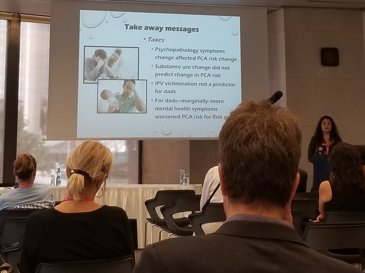 KristyKowatch's tweet photo. Compelling presentation by Christina Rodriguez about taxes and resources for fathers and risk for physical abuse. Emphasizing the importance of letting fathers speak for themselves! #ispcan2018 https://t.co/nqWNvFoaKg