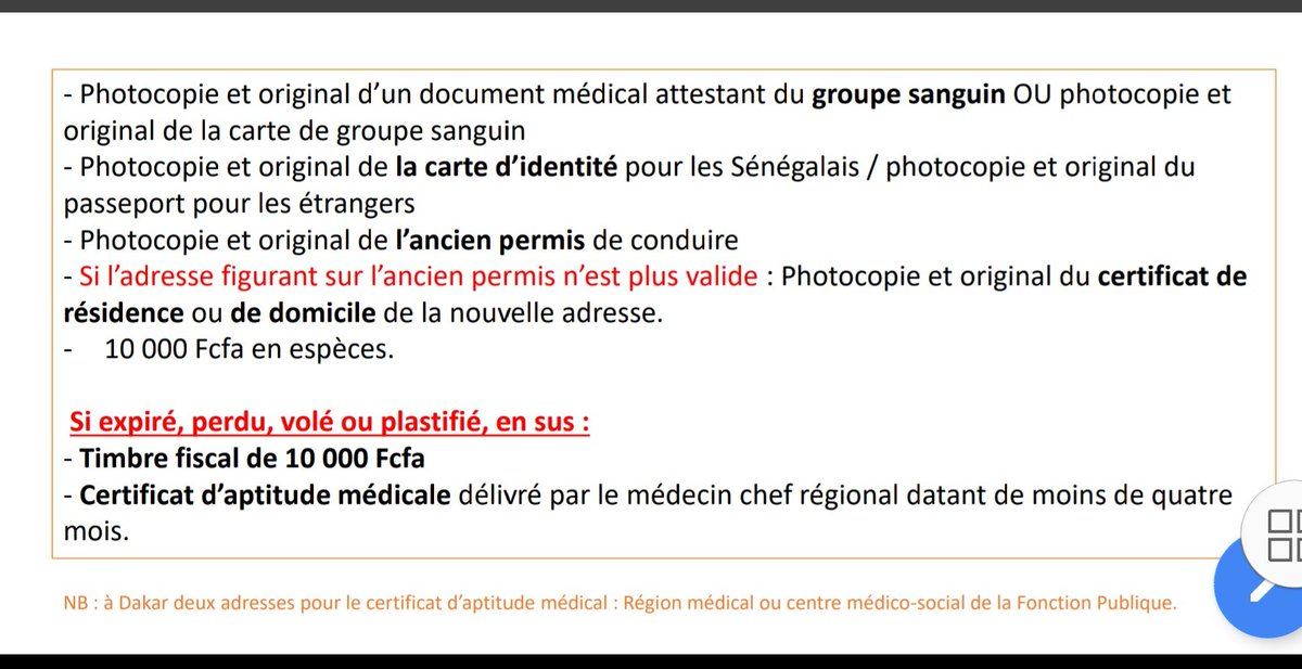 AminatyMFF's tweet photo. Vous trouverez toutes les informations sur la numerisation du #permis #Kebetu #Senegal https://t.co/G7bdIDAH0Z