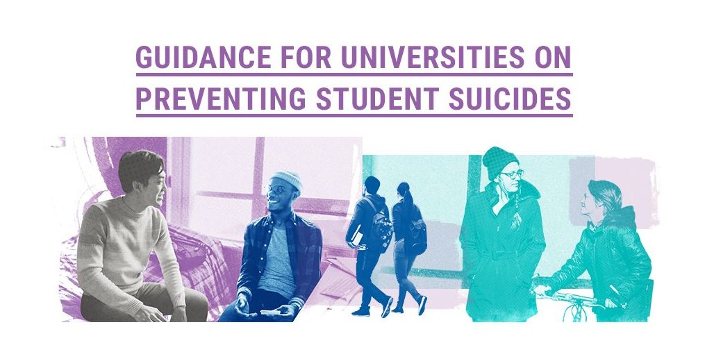 StudentMindsOrg's tweet image. We welcome the launch of @UniversitiesUK and @PAPYRUS_tweets guidance for universities on preventing student suicides. Find out more: ow.ly/4jJT30lGSzs