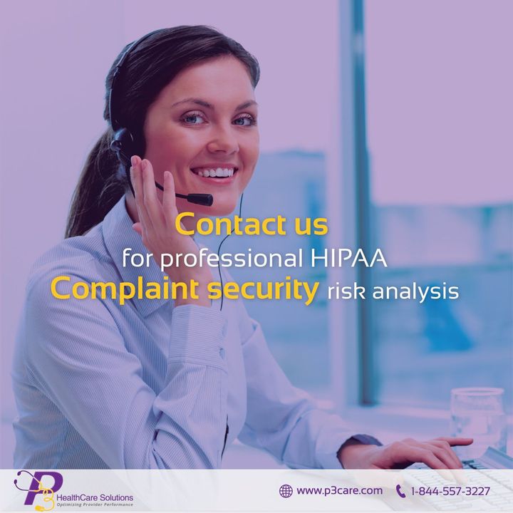 p3_healthcare's tweet photo. P3Care professionally conducts HIPAA complaint security risk analysis. Our services help healthcare providers to securely manage important information for medical claim submission. 
Contact us now at 1-844-557-3227 and get professional HIPAA compliant medical billing services. https://t.co/1zxzaUSinS