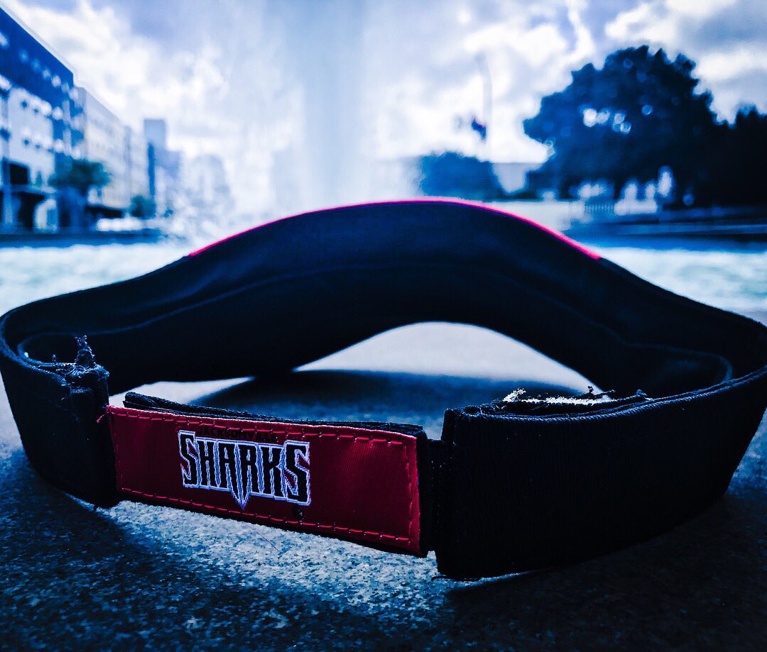 ShopSharks's tweet photo. NEW GEAR ALERT!!!! Introducing our new black and red sharks visor! Come see us at 1000 W Bay Street or shop online at https://t.co/XeFpIsHISn https://t.co/mg5VuKIGRe
