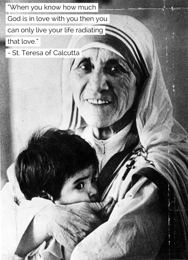 StMalachyYM's tweet photo. Happy Feast of St. Teresa of Calcutta! #saintofthemonth #prayforus https://t.co/tkti1OfXoW