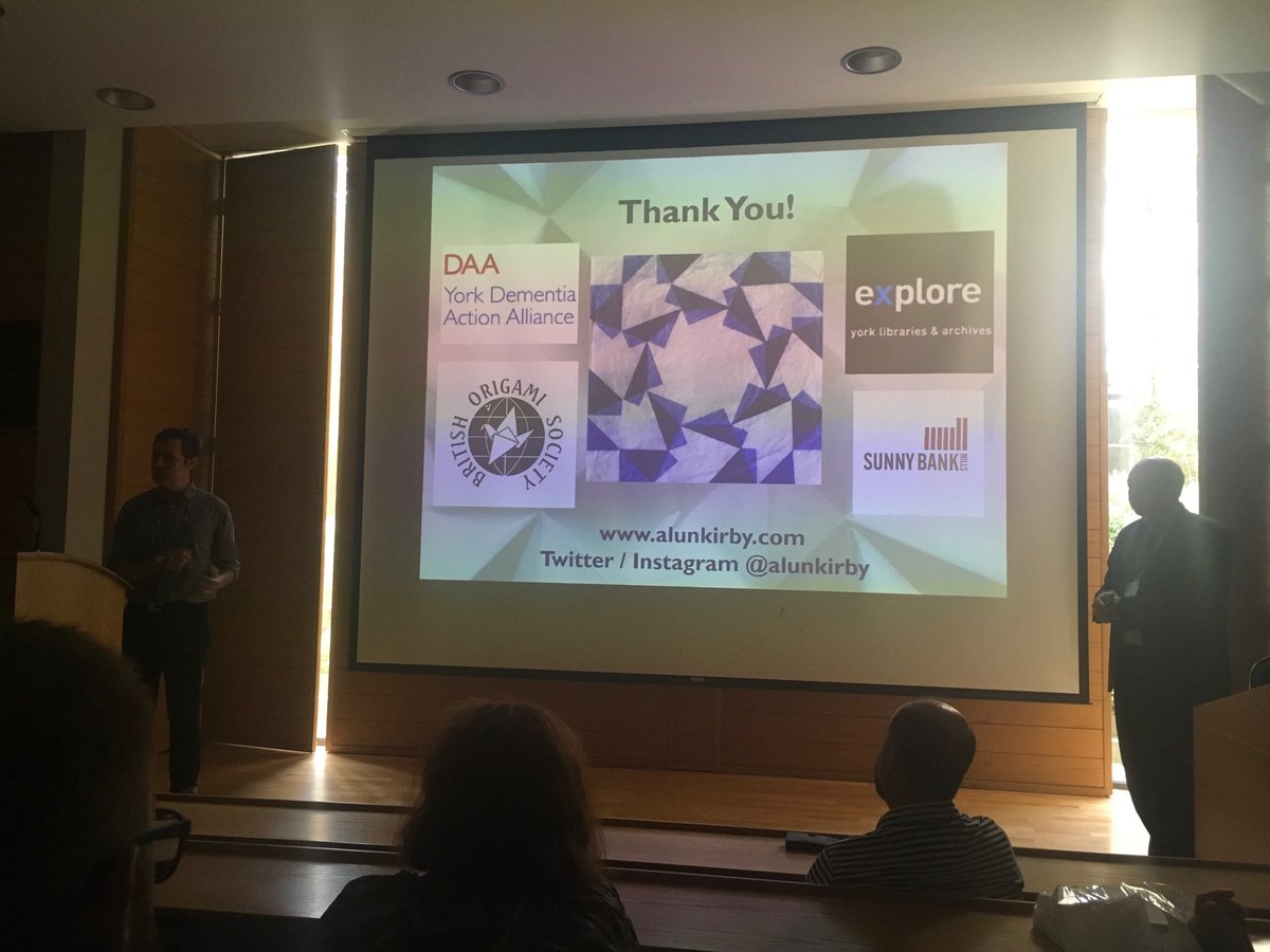 DrDr_CurieScott's tweet photo. ⁦@AlunKirby⁩ working with memory and #Origami #7OSME https://t.co/qcrGIsBJOp