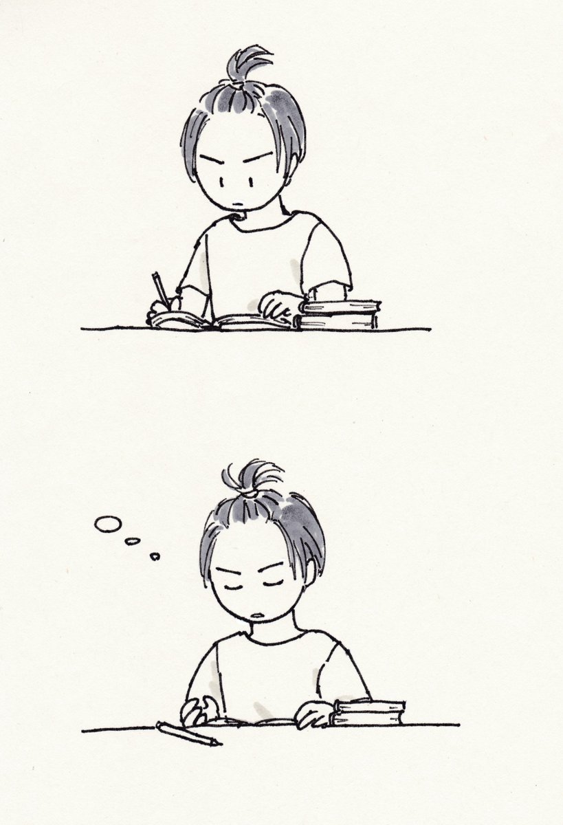 かいえ げんげんの前髪って本人からしたら相当邪魔だろうなと思うんだけど もしかしてお家で勉強したりするときはこんなかんじで髪くくったりしますか T Co 70qbkukl7z Twitter